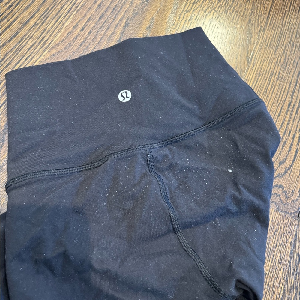 Lululemon size 0 yoga pants. Has wear and small paint mark